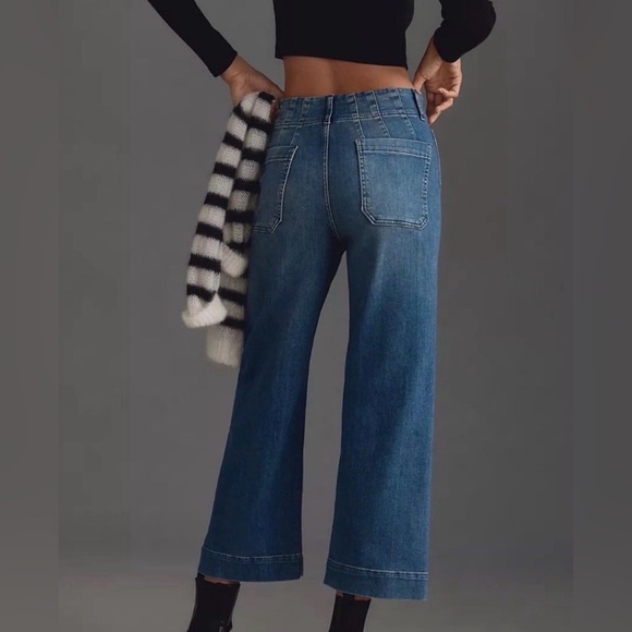 NWT Anthropologie x Pilcro The Day Tripper Wide Leg Jeans - Picture 2 of 2